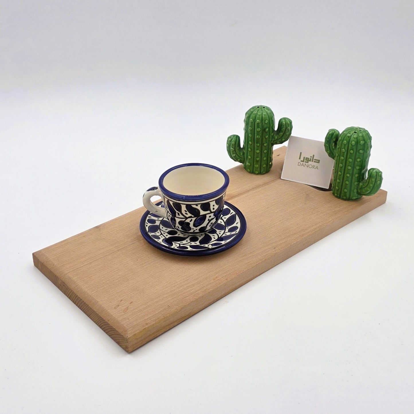 Blue Floral Coffee Set