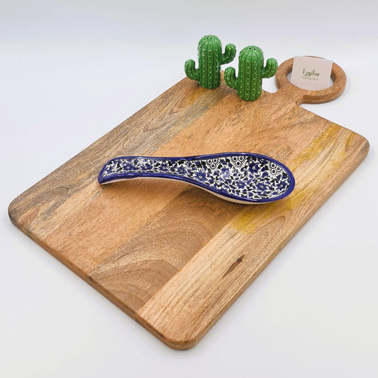 Blue Turkish Pattern Spoon Rest