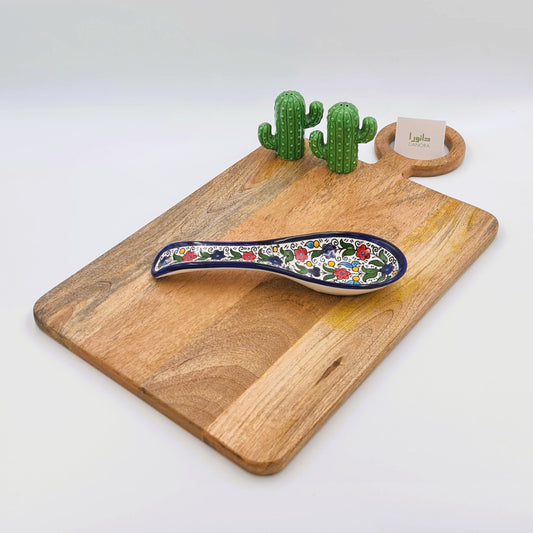 Multicolor Floral Spoon Rest