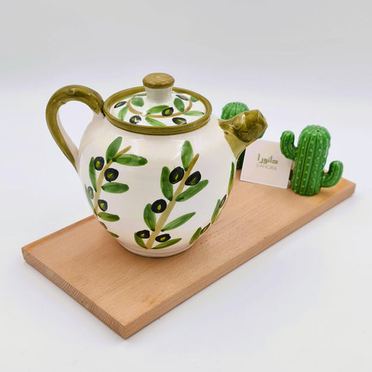 Olive Leaves Teapot