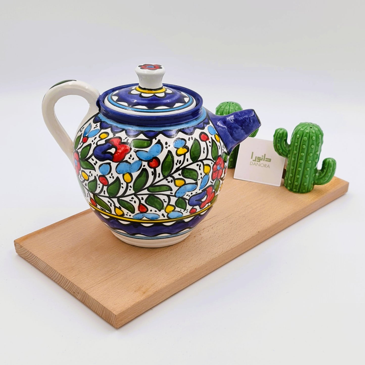 Multicolor Floral Teapot