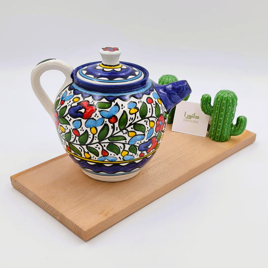 Multicolor Floral Teapot