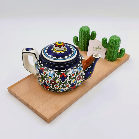 Multicolor Floral Teapot