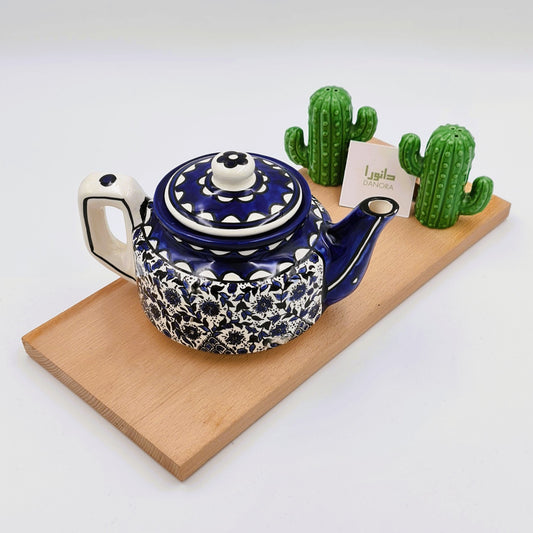 Blue Floral Teapot