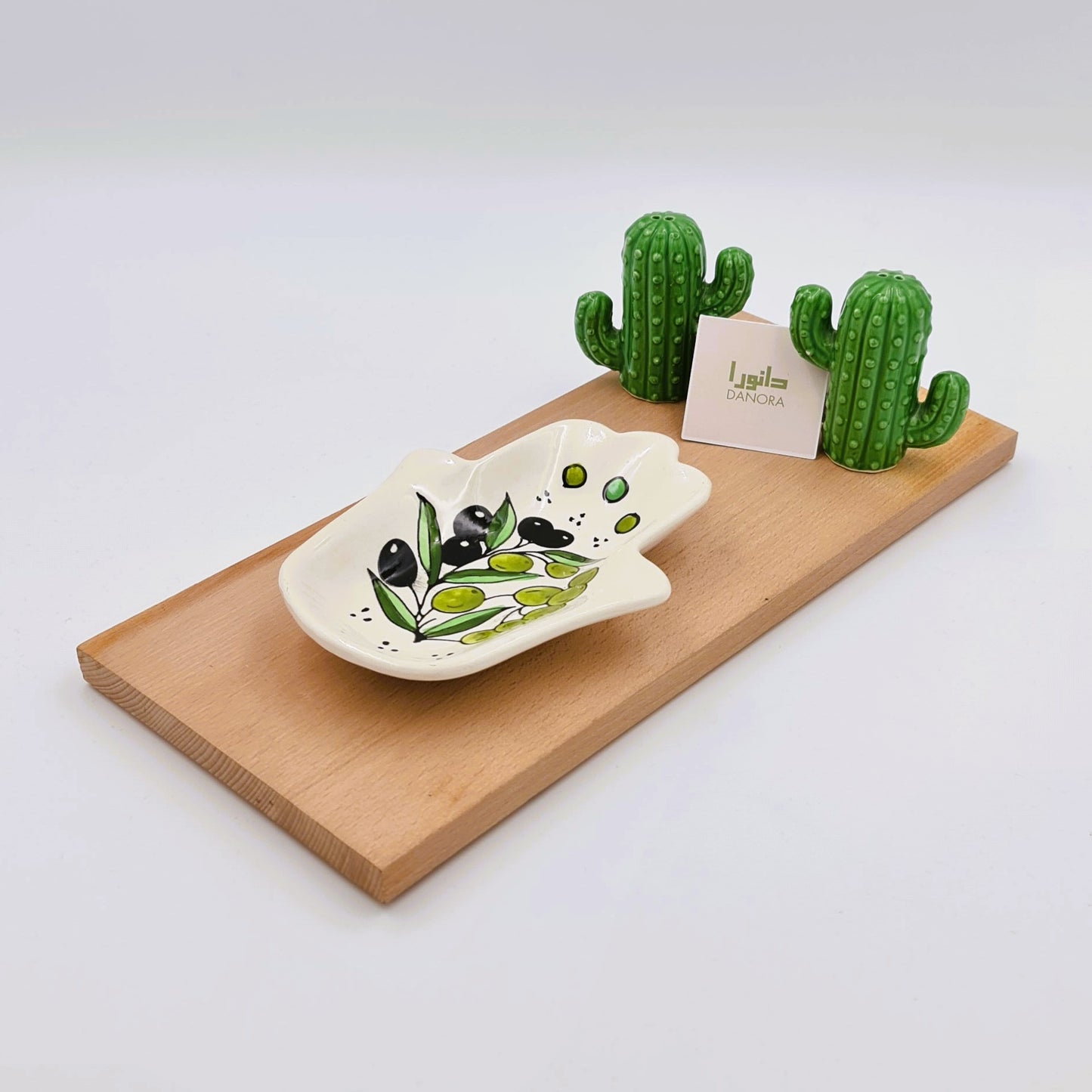 Olive Hand Palm Serving Plate