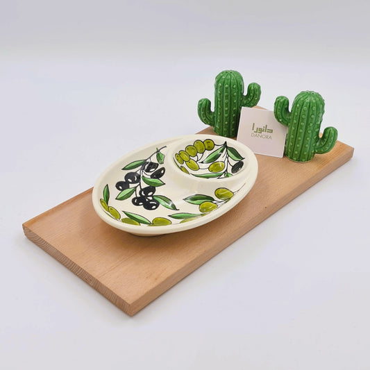 Oval Olive Serving Plate