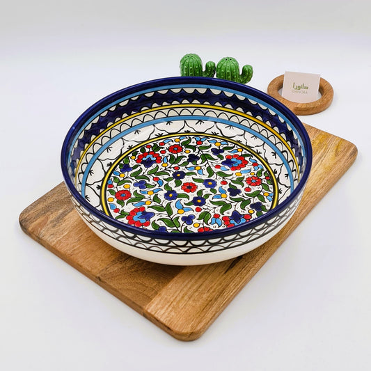 Multicolor Floral Fruit Platter