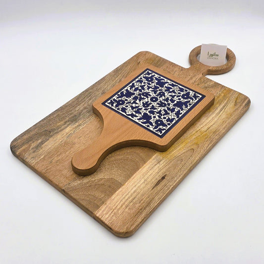 Blue Floral Coaster