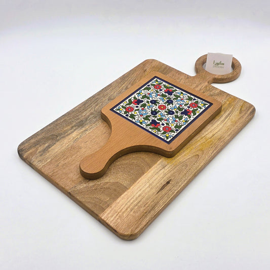 Multicolor Floral Coaster