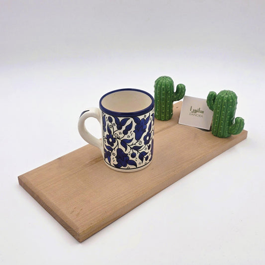 Blue Floral Mug