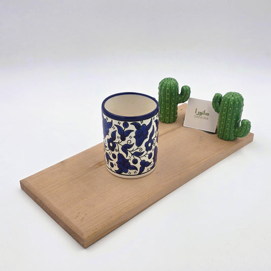 Blue Floral Mug