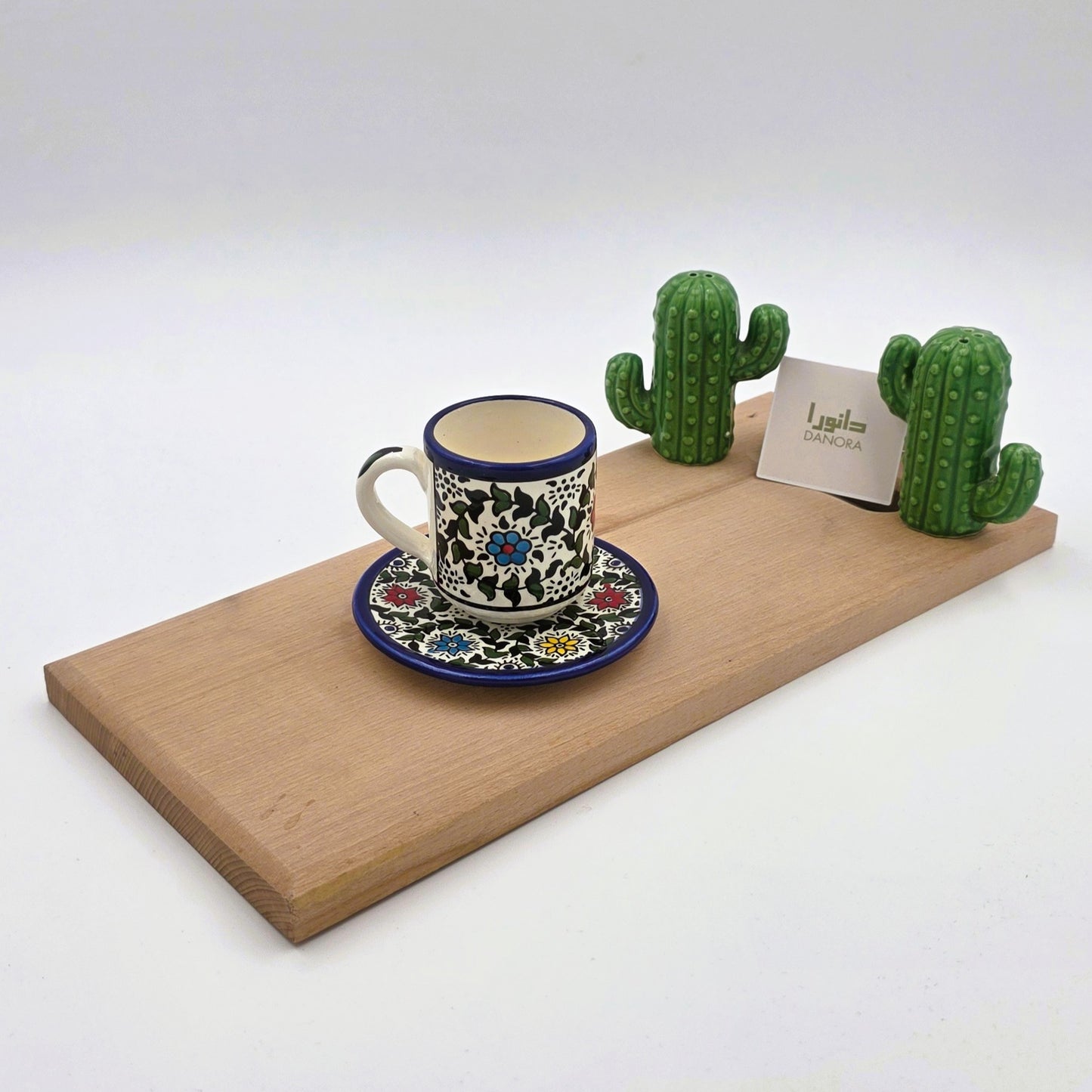 Multicolor Turkish Pattern Coffee Set