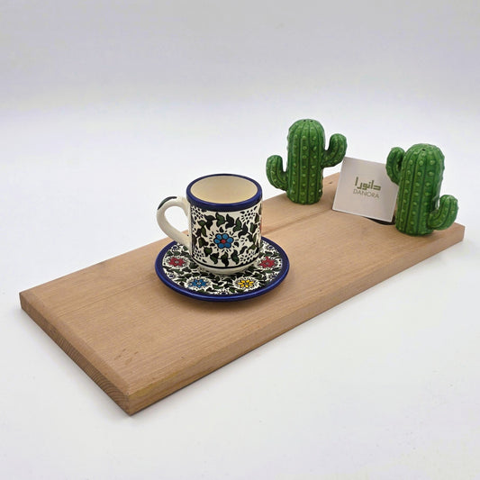 Multicolor Turkish Pattern Coffee Set