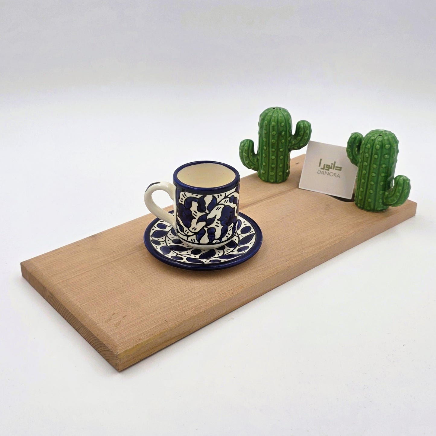 Blue Floral Coffee Set