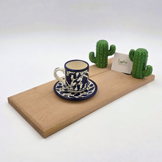 Blue Floral Coffee Set
