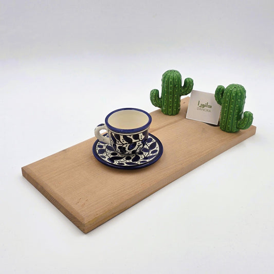 Blue Floral Coffee Set